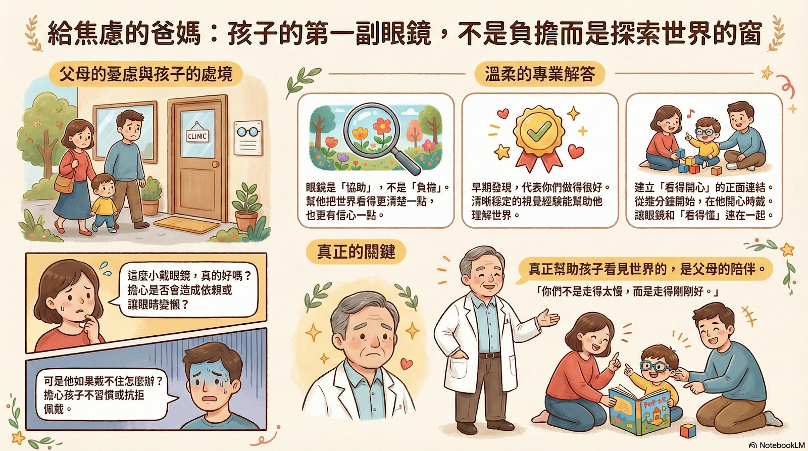 給焦慮爸媽的懶人包：孩子的第一副眼鏡，不是負擔而是探索世界的窗